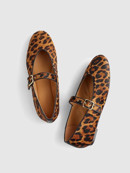 Madewell Shoes - Madewell The Remy Mary Jane Flat in Caramel Multi, Size 8